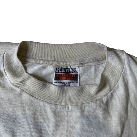 80s VTG Experimental College T Shirt USA Large - Picture 3 of 3